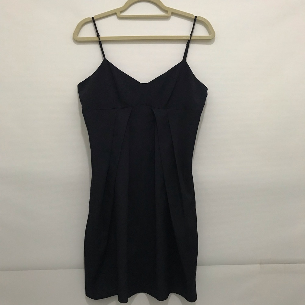 Susana Monaco Navy Dress Spaghetti Strap Size 8